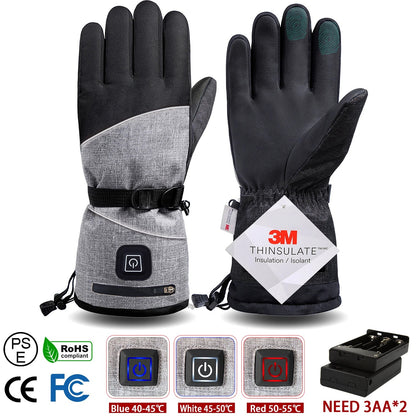 Gants chauffants thermiques électriques en coton